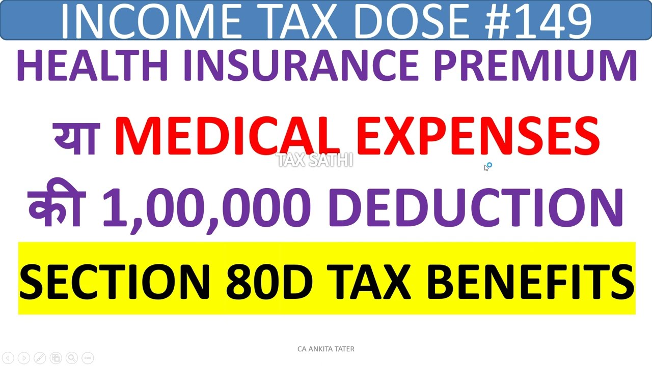 Income Tax Benefit 80d