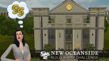 Build With Me! Bank of New Oceanside | Sims 2 Speed Build