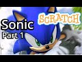 Scratch tutorial  sonic running game  part 1  how to make a sonic the hedgehog game in scratch