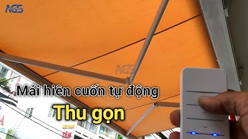 Mái hiên cuốn tự động thu gọn - mái hiên nhập khẩu | Trinh AGS
