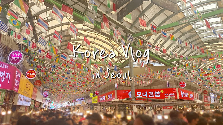 My husband's first trip to Korea - Hanbok Rental | Yukhoe @Gwangjang Market | Wedding Photography