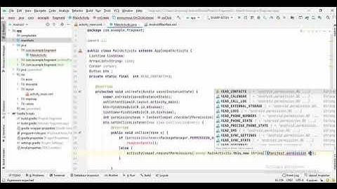 How to Read Contacts in android Studio?Read Contacts in Android Studio