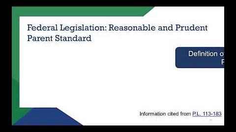 State Perspectives on Reasonable and Prudent Parent Standards
