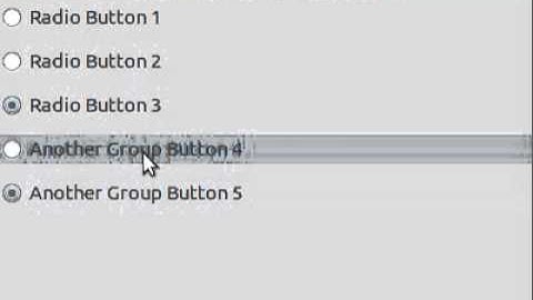 GTK+ Radio Button example
