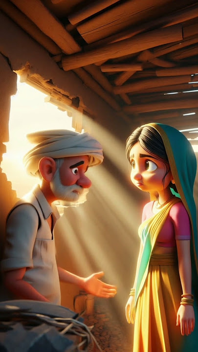 gaw ka garib kisan aur patni #aitechnology #funnycartoons #kisanshorts