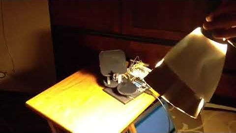 Dual axis solar tracker - Arduino robotics