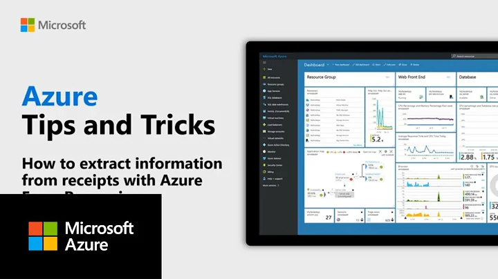 How to extract information from receipts with Azure Form Recognizer | Azure Tips and Tricks