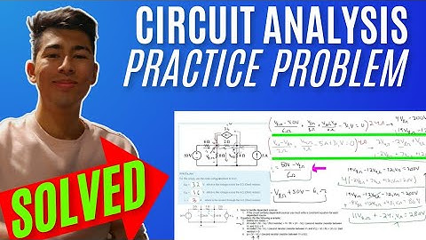 Intro to Circuit Analysis | Ch.4 - Techniques of Circuit Analysis | Q.8: Use the node-voltage met...