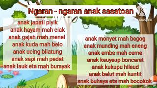 Download Lagu lagu ngaran ngaran anak sasatoan MP3 Download Lagu lagu ngaran ngaran anak sasatoan MP3