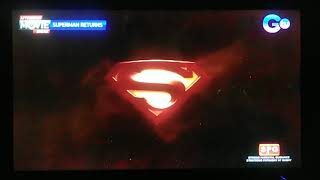 Superman Returns title card - Afternoon movie break on GTV