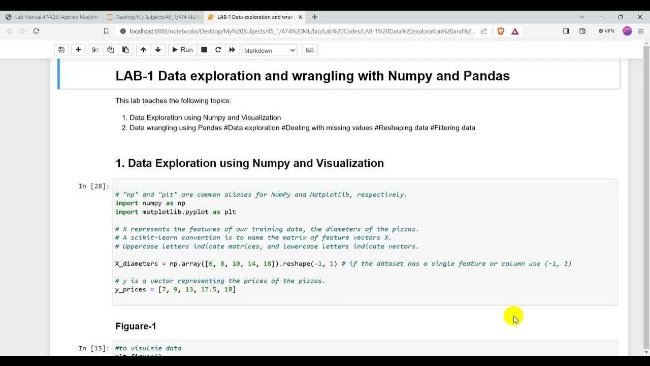 LAB 1 Data exploration and wrangling with Numpy and Pandas - YouTube