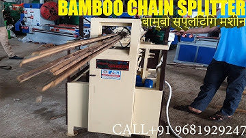 Bamboe-splijtmachine (gemaakt in INDIA)