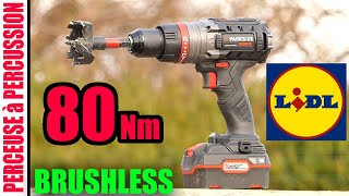 LIDL perceuse visseuse à percussion PARKSIDE PSBSA 20-li C3 45 Nm 20V  cordless impact drill 