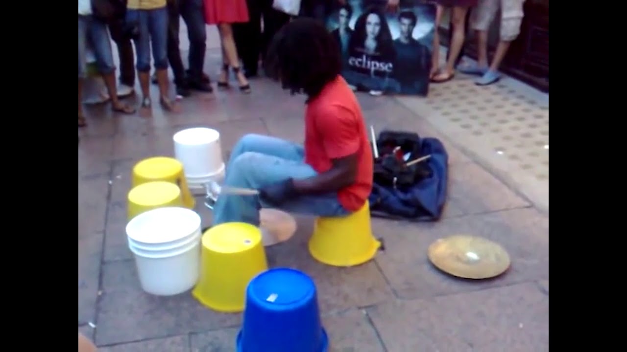 this guy is Best Street Drummer In The World YouTube
