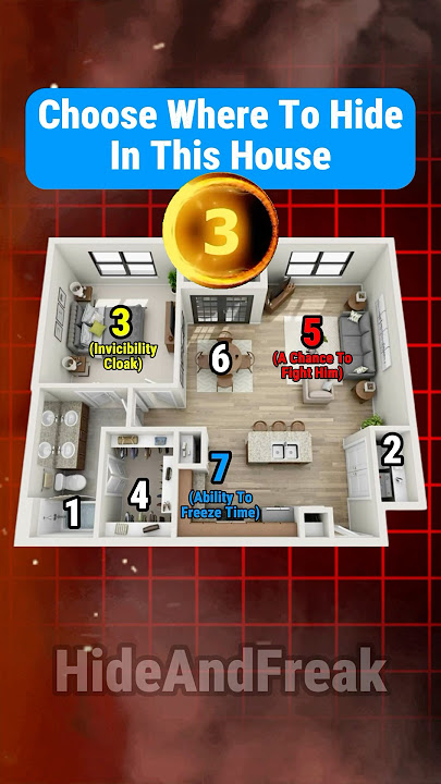 Did you fight or hide? ⚔️🫣 #hideandseek #survival #challenge