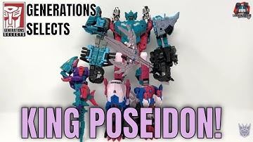 Transformers Generations Selects King Poseidon (Piranacon) Review, Larkin