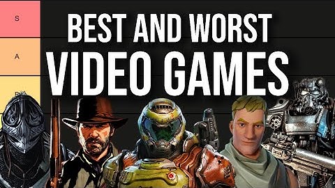 What Are The Best and Worst Games of The Past Decade? (Tier List)