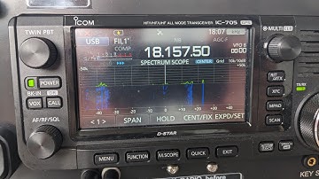QRP Icom 705 With The Chameleon MPAS 2.0 Vertical