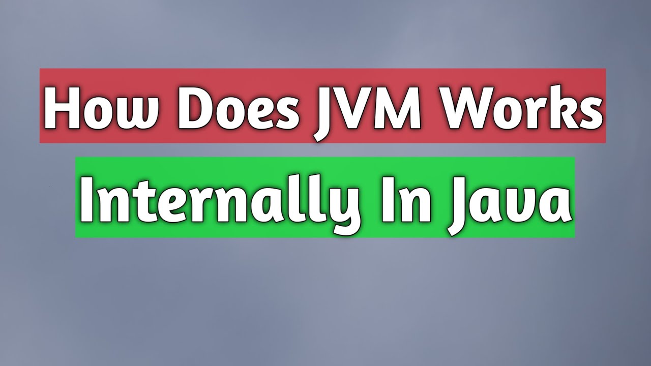 JVM Architecture in Java | How does JVM works internally in Java - YouTube