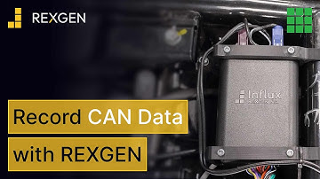 Set up REXGEN series to record CAN data