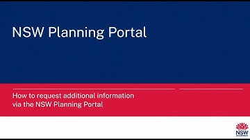 NSW Planning Portal - How to request additional information