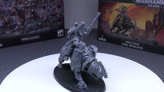 World Eaters - Chaos Lord on Juggernaut - Review (WH40K)