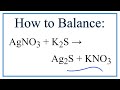 Balancing Chemical Equations Concepts