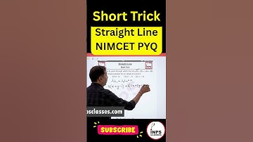 Short Trick on Straight Line (Concurrent lines) | NIMCET PYQ Solution by Nitin Sir