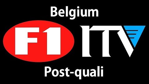 1998 F1 Belgian GP ITV post-quali show