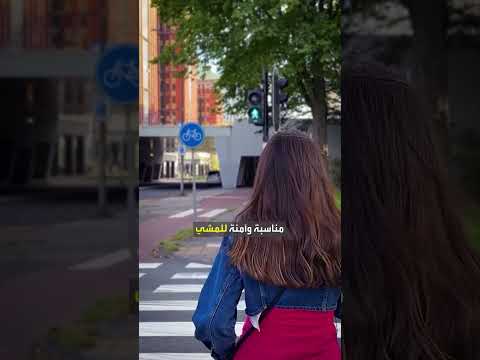 امستردام قابلة للمشي جرافيك للنشر