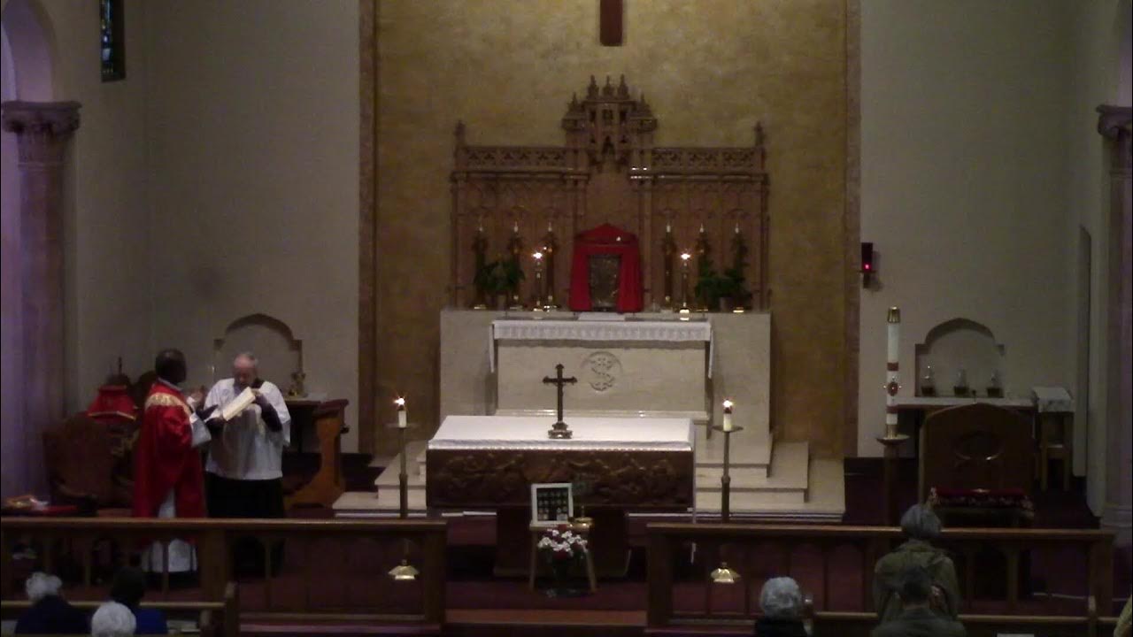 November 22, 2024 St. Cecilia, Virgin and Martyr 1215 Mass YouTube