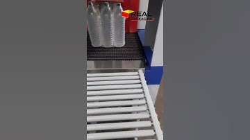 water bottle packing - shrink tunnel with web sealer machine +91 7385119443 #shortvideo #viralvideo