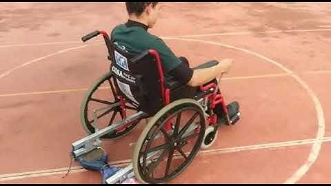 Wheelchair power by hoverboard