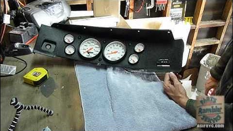 1973 AMC Javelin AMX custom dash