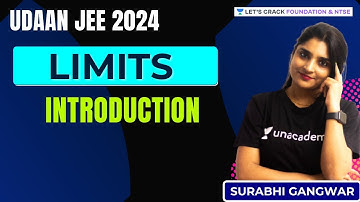 Udaan Jee 2024 Limits Introduction | JEE 2024 | Maths | Surabhi Gangwar