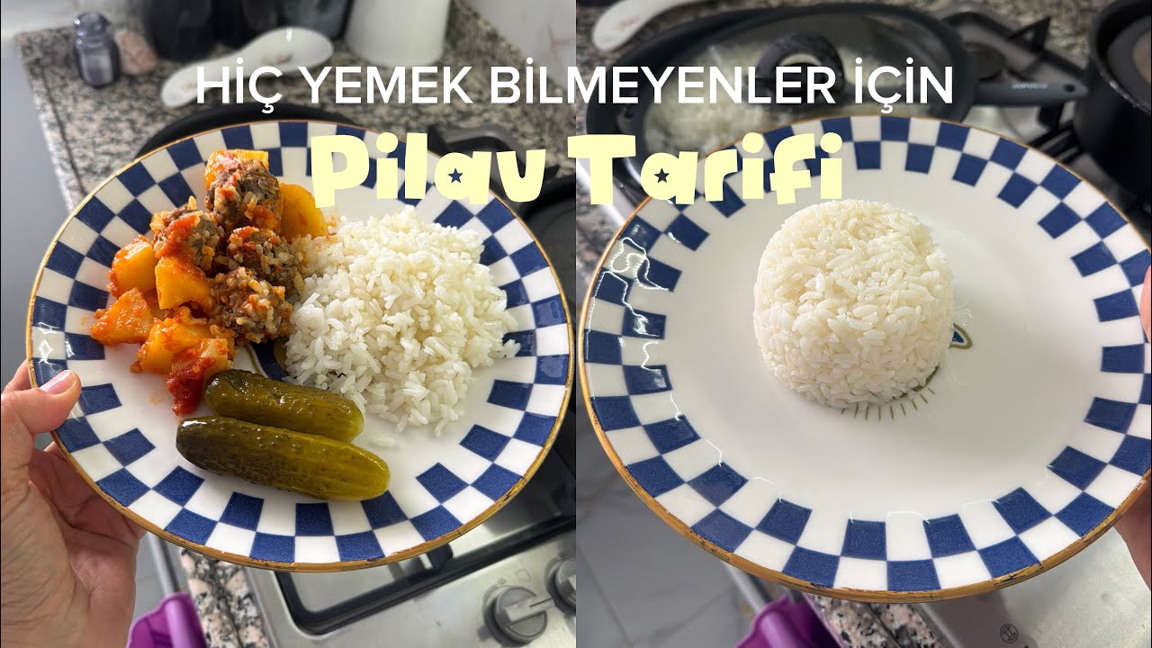 Hiç Yemek Bilmeyenler İçin Pilav Tarifi🍚 | Tane Tane Pirinç Pilavı nasıl yapılır?? Hiç Yemek Bilmeyenler İçin Pilav Tarifi🍚 | Tane Tane Pirinç Pilavı nasıl yapılır??