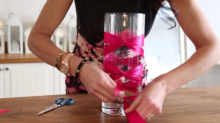DIY Ribbon Corset Vase | Valentine's Day | Safeway