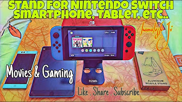 Nintendo Switch Stand (Play while charging w/o Dock) | Smartphone, Tablet Stand for Movies & Gaming