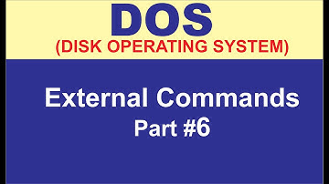 Part #6 | MS-DOS | External Commands | ATTRIB | DOSKEY | In Hindi