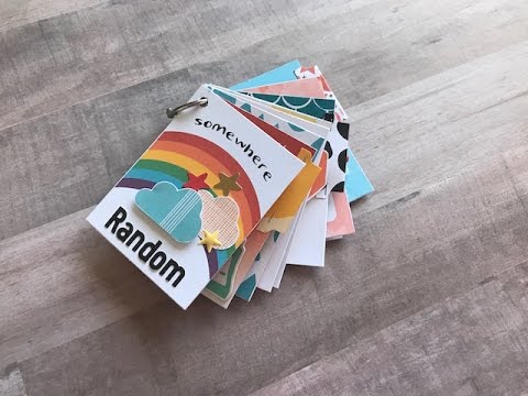 2017 iNational Scrapbook Day - 3x4 Mini Album