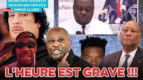 🚨 URGENT ‼️🇨🇮 URGENT 🚨 GROSSE POLÉMIQUE SUR ALASSANE OUATTARA ET LAURENT GBAGBO