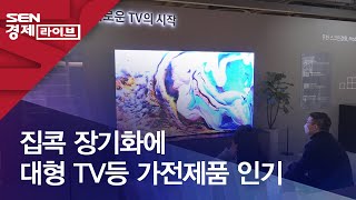 집콕 장기화에 대형 TV등 가전제품 인기