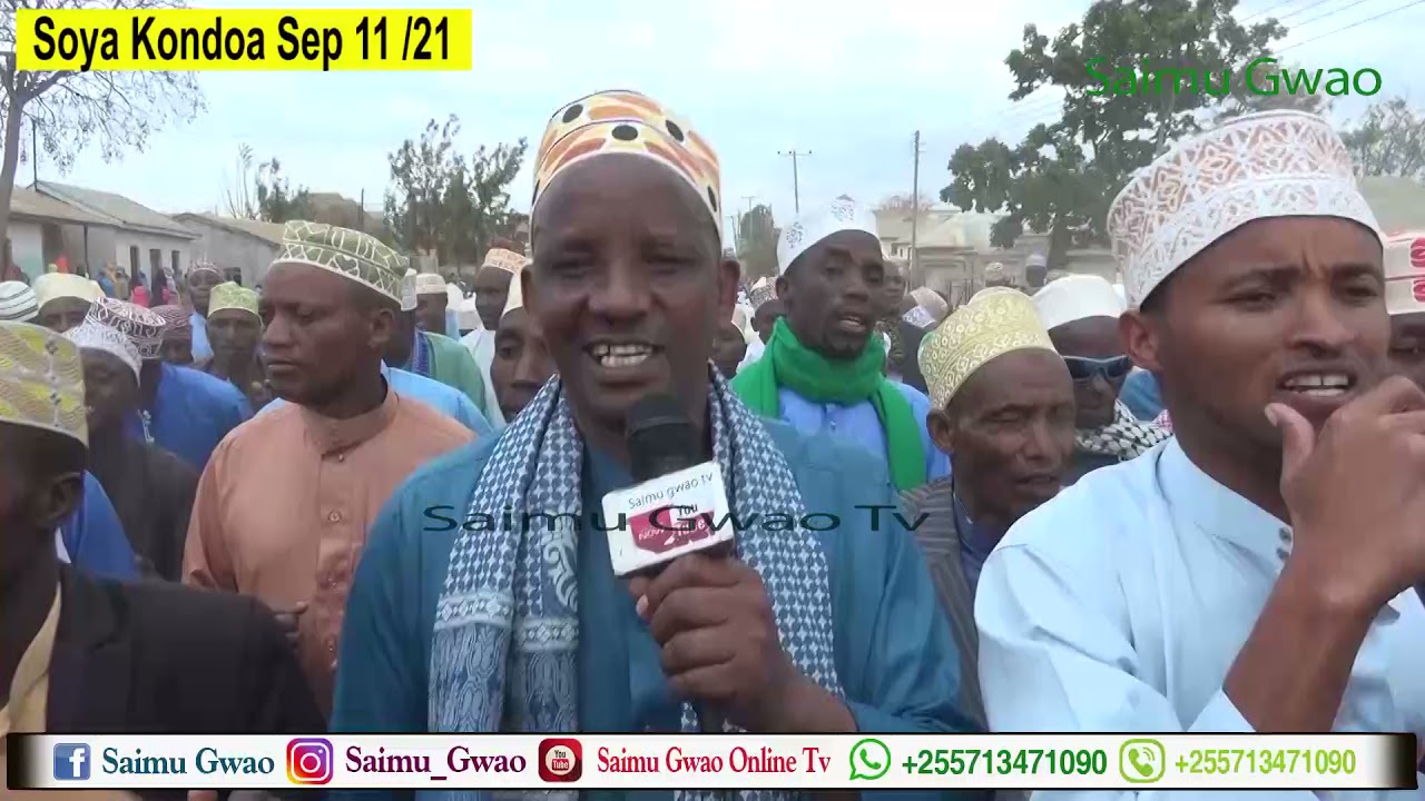 ZAFA YA KIHISTORIA ILIYOHUDHURIWA NA MASHARIFU ZAIDI YA KUMI KTK KIJIJI CHA SOYA WILAYA YA KONDOA