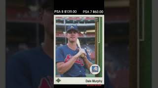 1989 Upper Deck Dale Murphy Reverse Negative Error Card (Quick Price Guide)