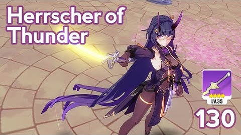 Herrscher of Thunder with 4-star weapon vs. ER 130