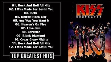 Kiss Greatest Hits Full Album 2022 - Best Of Kiss Playlist