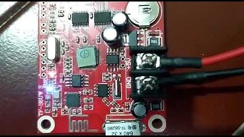 Cara merakit Running Text dengan controller card TF-S6UW0