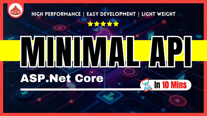 MINIMAL API Development in ASP.NET Core is a GAMECHANGER thumbnail