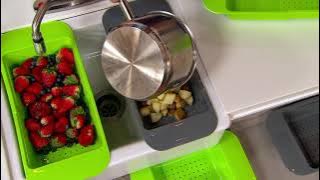 Expandable Over-the-Sink Colander on QVC