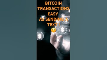 Bitcoin Transactions  Easy as Sending a text !